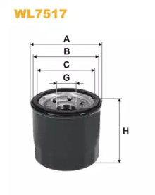 WIX FILTERS wl7517 -  Фильтр масляный